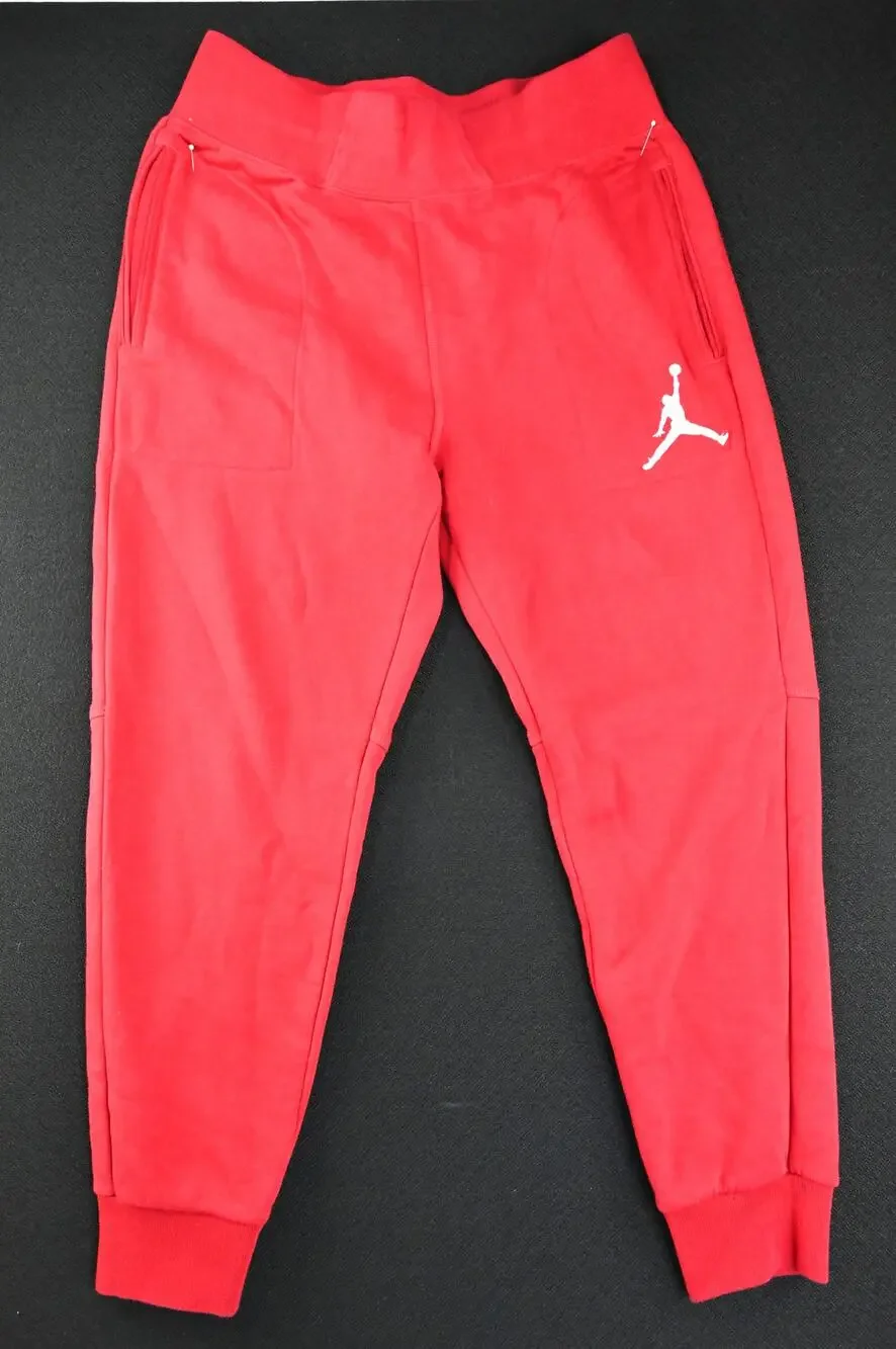 Air Jordan The Varsity Fleece Sweatpants Gym Red 689016-687 Men's XL NWT